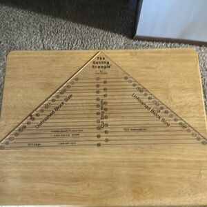 Variety sizes of triangles for quilting, sewing, or crafting